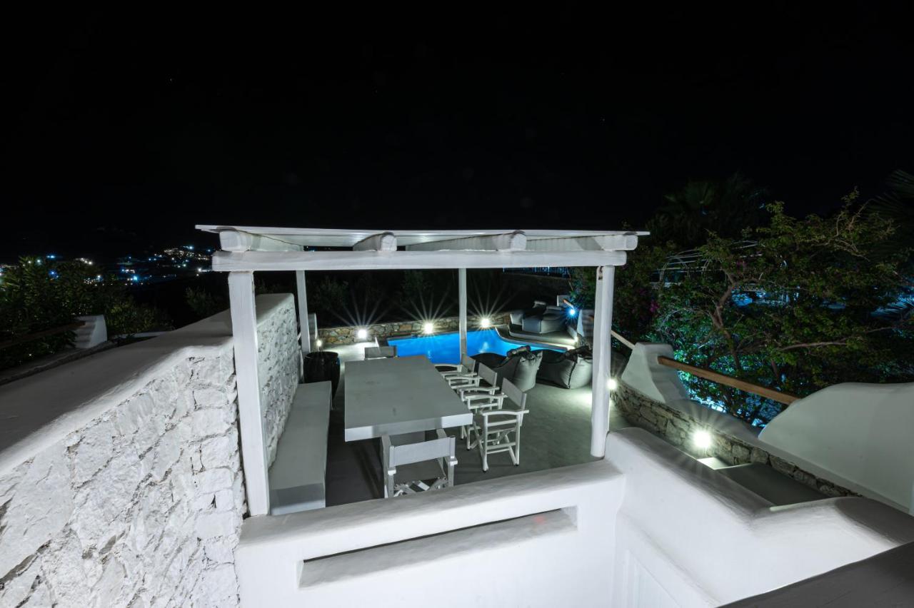 9 Muses Villas Mykonos Ορνός Εξωτερικό φωτογραφία