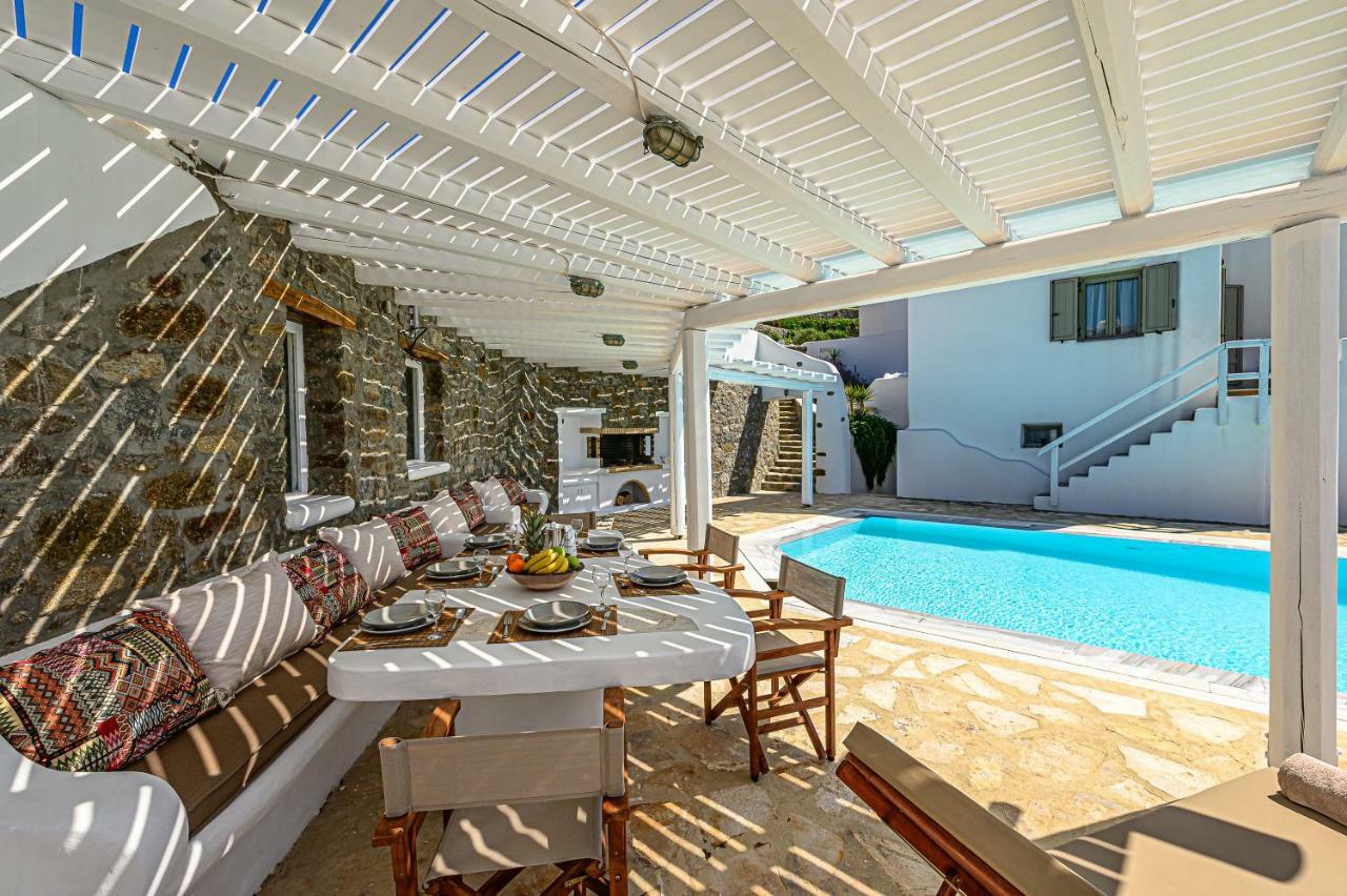 9 Muses Villas Mykonos Ορνός Εξωτερικό φωτογραφία