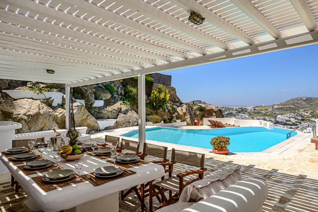 9 Muses Villas Mykonos Ορνός Εξωτερικό φωτογραφία